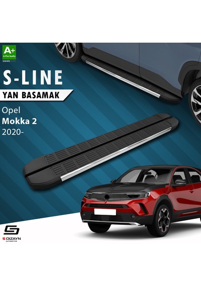 S-dizayn Opel Mokka 2 S-line Krom Yan Basamak 173 Cm 2020 Üzeri
