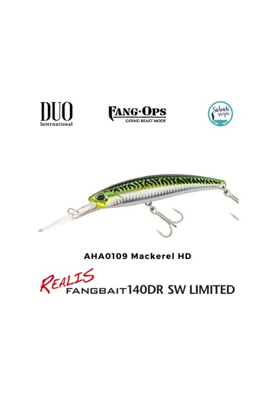 Duo Realis Fang Bait 140dr Sw Aha0109 Mackarel Hd