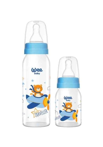 Wee Baby Cam Biberon Seti Mavi 125 Ml+250 Ml