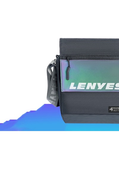 Lenyes Lb711 Dazzling Crossbody Serisi Çok Amaçlı Su Geçirmez Çapraz Vücut Çantası Siyah Siyah