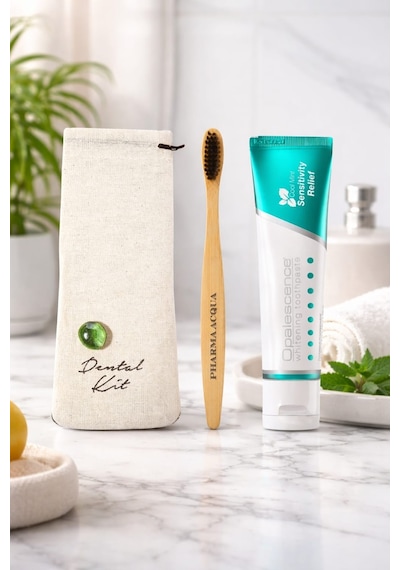 Dental Kit - Opalescence Sensitivity Relief Hassas Dişler İçin Beyazlatıcı Diş Macunu 133 Gr + Bambu Diş Fırçası