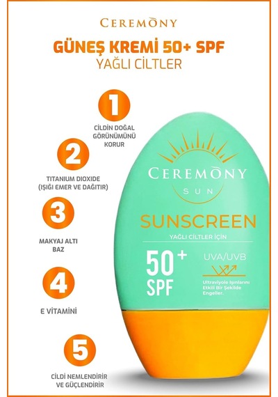 Güneş Kremi 50+spf Yağlı Cilt