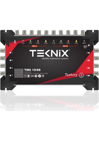 10x8 Sonlu Uydu Dağıtım Santrali Teknoline Multiswitch