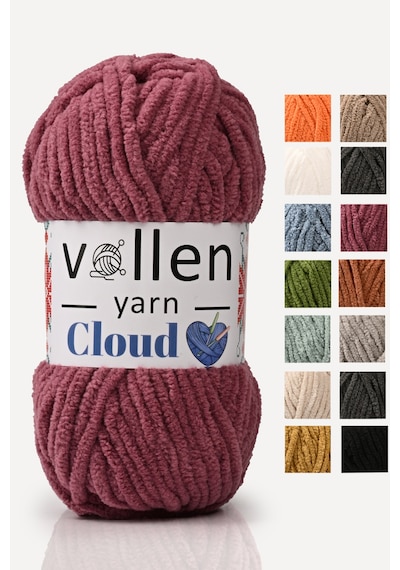 Vollenyarn Cloud,kadife Battaniye Ipi,el Örgü Ipi,tığ Işi Hırka Ipi,amıgurumi Oyuncak Ipi,gül Kurusu
