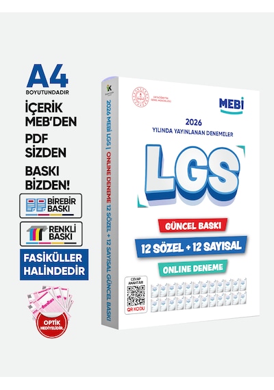 2027 8.sınıf Full Lgs Altın Seri Fulas Meb Çıkmış Soru Bankası Ve Lgs 12li Online Set Baskı Ücreti