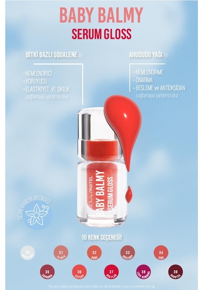 Pastel Show By Baby Balm Serum Gloss 36 Catchy Dudak Parlatıcısı 36