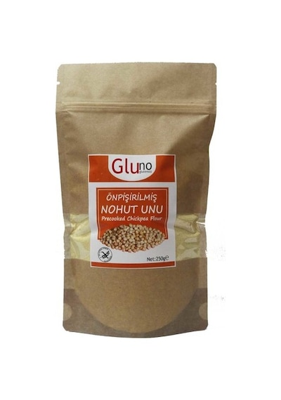 Gluno Glutensiz Ön Pişirilmiş Nohut Unu 250 G