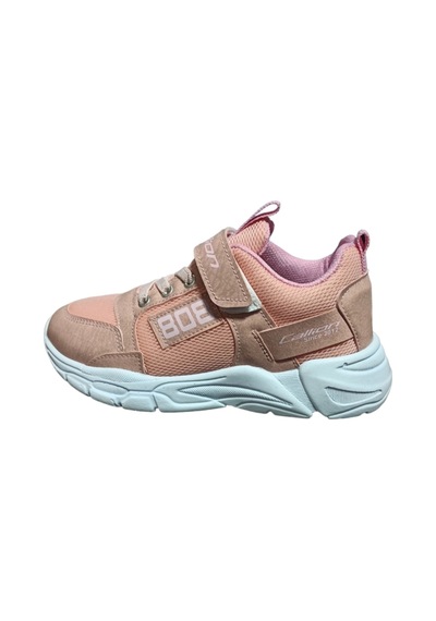 Callion Kids Sneaker Esnek Rahat Kalıp Kız Çocuk Spor Ayakkabı Tam Kalıp Günlük Ayakkabı Pudra