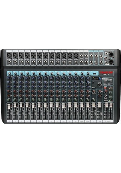 Takstar Xm18 18 Kanallı Efektli Dijital Analog Mixer
