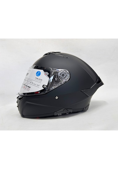 Mt Thunder 4sv R Pure Mat Siyah Şefaf Vizörlü Kask - Iç Güneş Vizörlü Sİyah