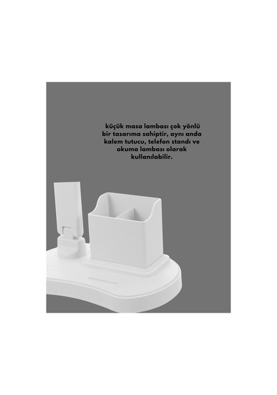 Astraltech Göz Koruyucu Led Okuma Lambası Titreşimsiz Işık, Kalemlik Ve Stand Fonksiyonlu Çok Renkli