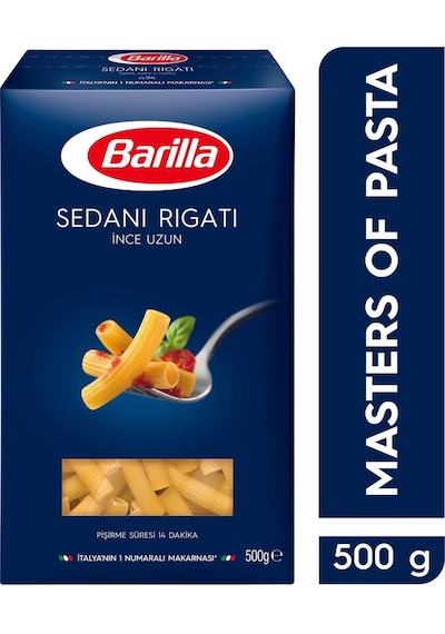 İnce Uzun/ Sedani Rigati Sade Makarna 500 Gr