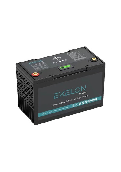 Exelon 12.8v 100 Ah Lityum Akü