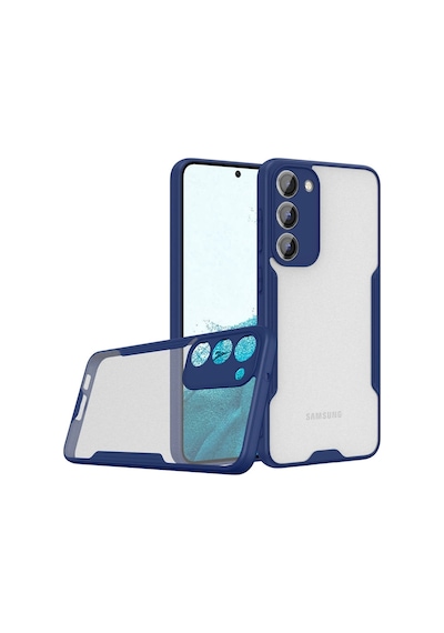 Samsung Galaxy  Uyumlu- S23 Plus Kılıf Platin Silikon - Lacivert Çok Renkli