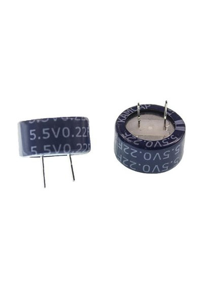 0.22F 5.5V Kondansatör Pil - Süper Kapasitör