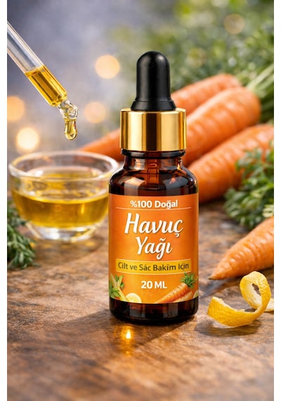 Life Havuç Yağı 20 Ml %100 Doğal Havuç Çekirdeği Yağı Cilt Ve Saç Bakımı İçin