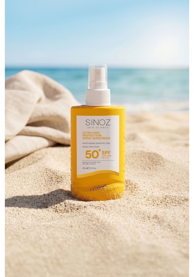 Sinoz Hassas Bakım Ultra Yüksek Koruyucu ve Nemlendirici Güneş Kremi SPF50+ 200 ML Sinoz Hassas Bakım Ultra Yüksek Koruyucu ve Nemlendirici Güneş Kremi SPF50+ 200 ML