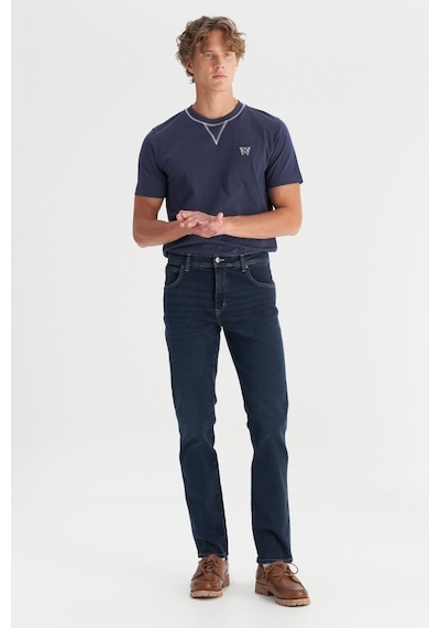 Texas Slim Jean Pantolon Erkek Kot Pantolon W12s001397 Lacivert