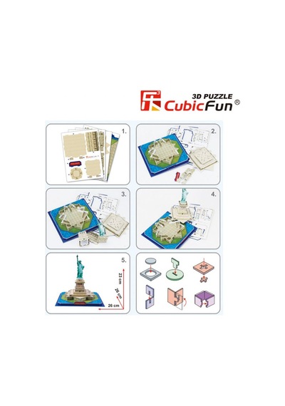 Abd Özgürlük Anıtı 3D Puzzle Cubic Fun 39 Parça