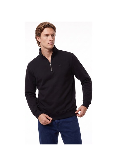 Mustang Siyah Erkek Sweatshirt M5wm-swt1710