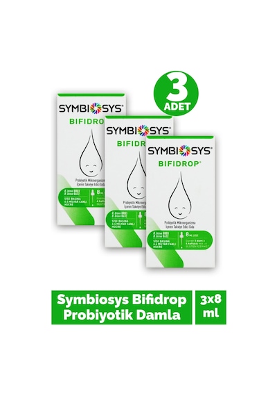 Symbiosys Bifidrop Probiyotik Damla 8 Ml 3 Adet