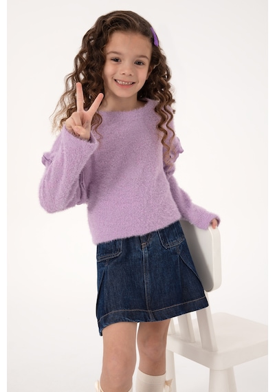 U.s. Polo Assn. Kız Çocuk Lila Sweatshirt 50317904-vr034 Lıla