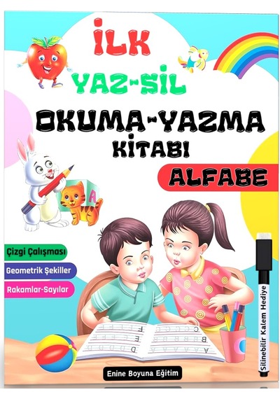 İlk Yaz-sil Okuma Yazma Kitabı