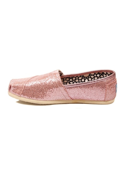 Toms Bayan Espadril Pink Glitter Pembe