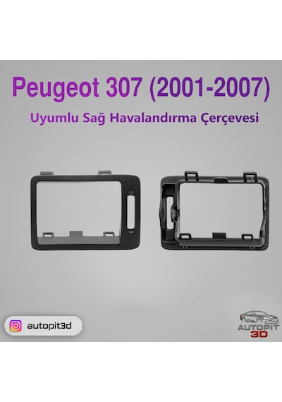Peugeot 307 2001 2007 Uyumlu Sağ Havalandırma Çerçevesi Havalandırma Çerçevesi