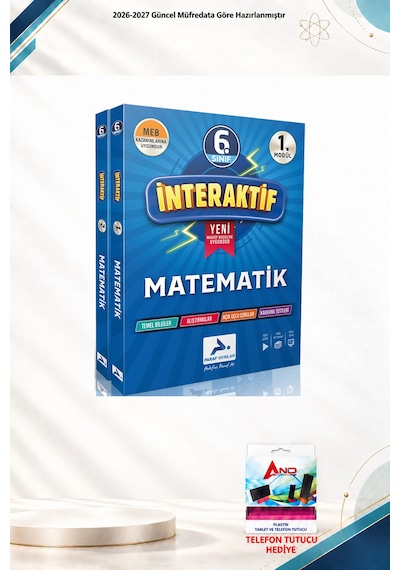 2026-2027 Paraf Yayınları 6. Sınıf İnteraktif Matematik Soru Kütüphanesi