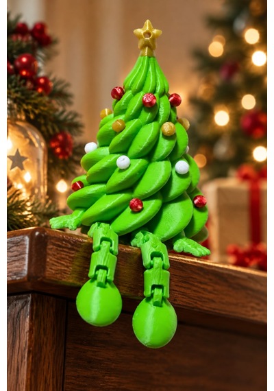 Hareketli Noel Ağacı Figürlü Dekoratif Süs Diğer