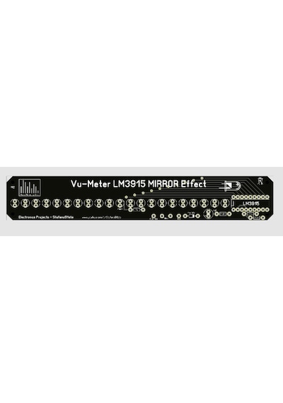 Vu Metre Devresi 21 Ledli Ayna Efektli Vu-Meter Lm3915