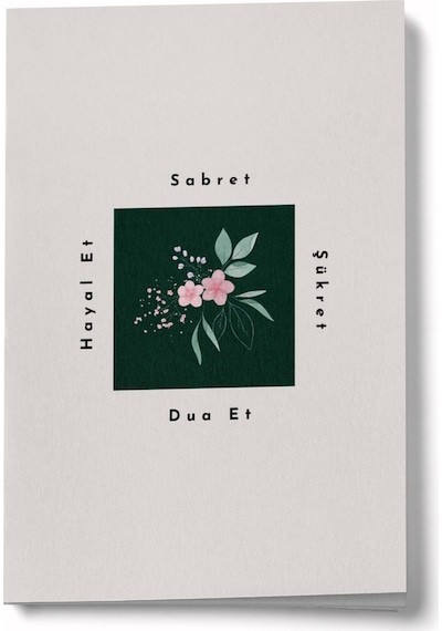Şükret Mini Defter Çok Renkli