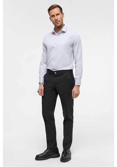 Süvari Siyah Regular Armürlü Pantolon Pn2016600187-s09 Siyah