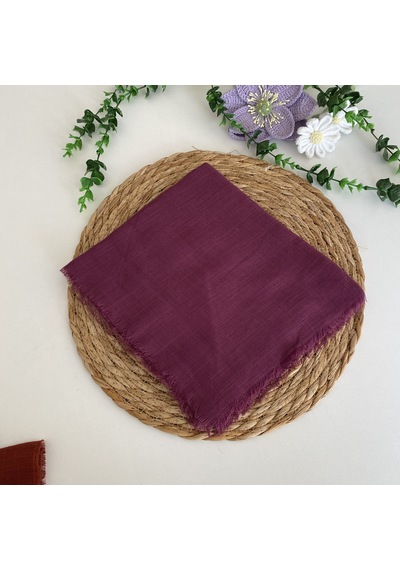 Polo Craft Flamlı Tek Renk Eşarp Ha1254 Çok Renkli