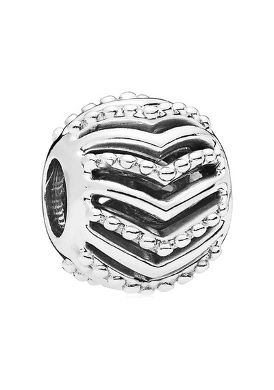Nur Silver Geçişli Gümüş Charm Nur-bl09995