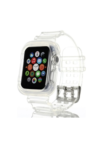 Ally Apple Uyumlu  Watch 6-Se-5-4 44Mm - 3-2-1 42Mm Kayış Kordon Kılıf S (119832679)-Şeffaf
