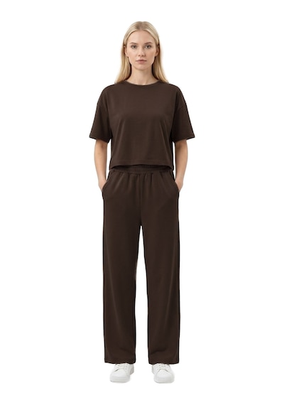 Cottonhıll Premium - Sway Collection Kahverengi Modal Kadın Eşofman Takımı