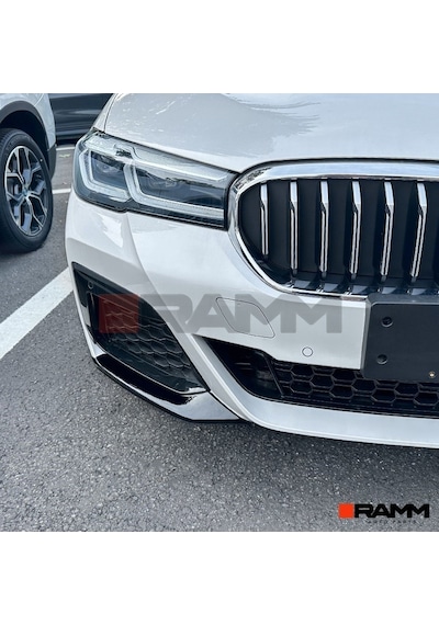Bmw G30 M Sport Lcı Mp Ön Tampon Flap Takımı Parlak Siyah