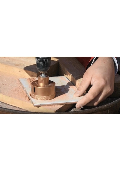 Mermer Granit Panç M14 Fayans Beton Pancı 14mm Sarı Elmas Delme