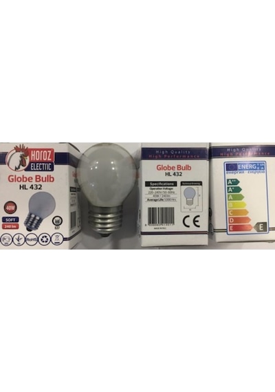 40-60W E27 Top Amp 10 Adet Hl432