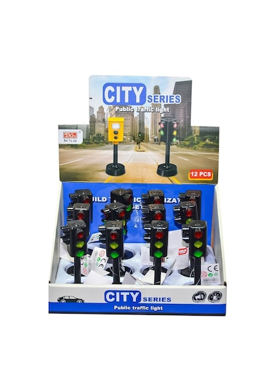 5588-21 Displayde Işıklı Müzikli Trafik Işıkları - Birlik Toys