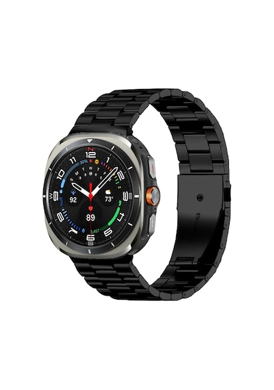 Galaxy Uyumlu Watch 8 Krd-04 Metal Kordon - Siyah