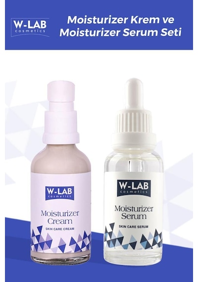 W-Lab Cosmetics Moisturizer Krem + Moisturizer Serum Set