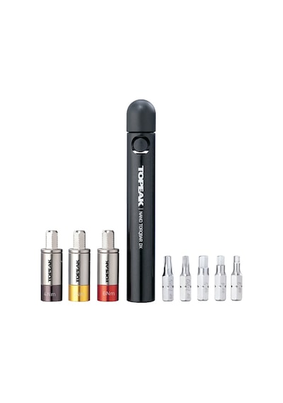 Topeak Nano Torqbar Dx Tork Anahtarı 4,5,6nm İle Sabit + 5 Farklı Uç Tt2570 Siyah