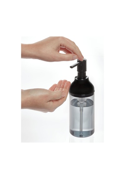 Idesıgn Sıvı Sabunluk Füme Model 8x8x16cm 360ml