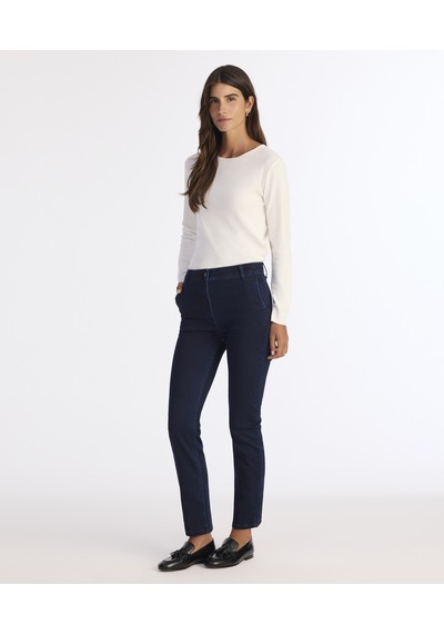 Yargıcı Denim Düz Yüksek Bel Pantolon 25kkpn3042p 484 Lacivert