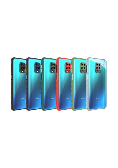 Xiaomi Redmi Note 9s Kılıf Zore Kaff Kapak Koyu Yeşil