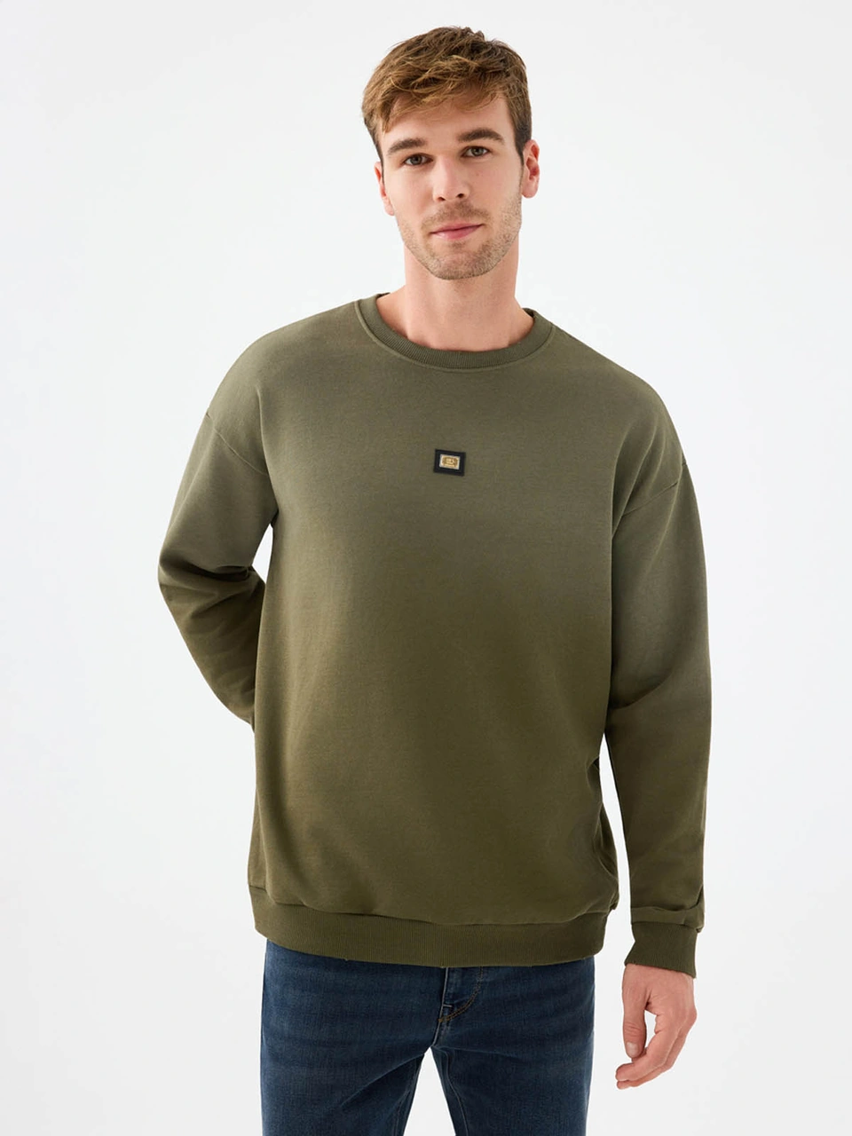 Loft Loose Fit Haki Erkek Sweatshirt Lf2041634 Haki