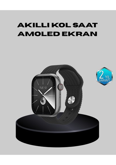 Kablosuz Şarjlı Akıllı Saat Bluetooth Arama Bildirim Destekli Uzun Pil Ömürlü - Lisinya